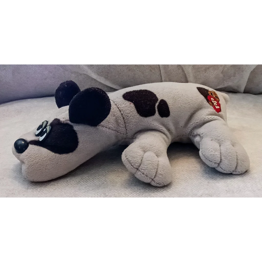 Vintage 1986 Pound Puppies plush spotted dog toy by Tonka
