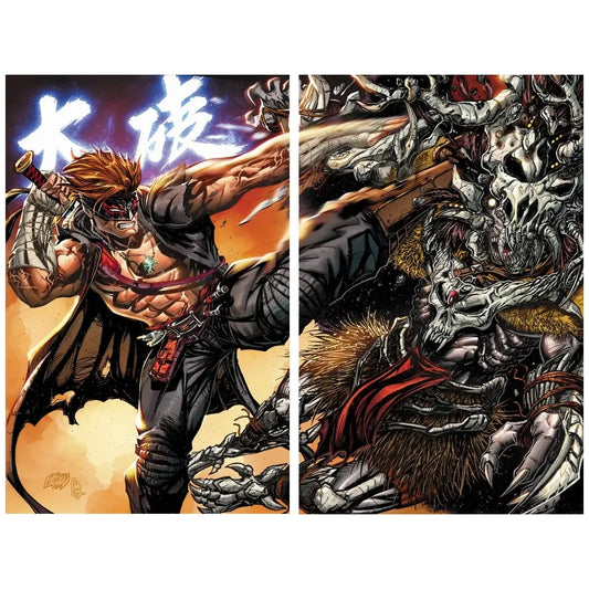 Final Boss #3 #4 ECC Franck Uzan Connecting Bundle Cover 1 — Video Game Comics Complete Set USA
