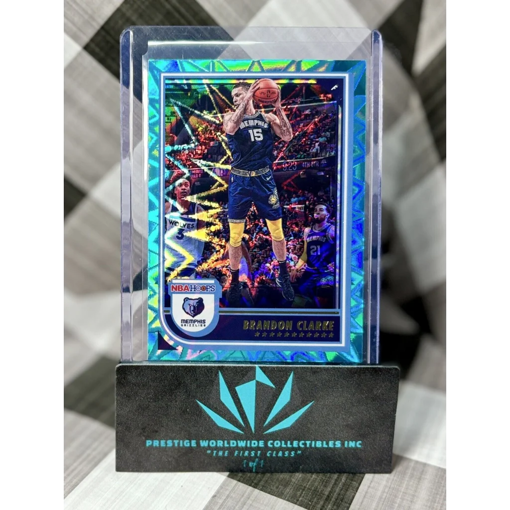 Premium Prestige Worldwide basketball card holder with clear acrylic display