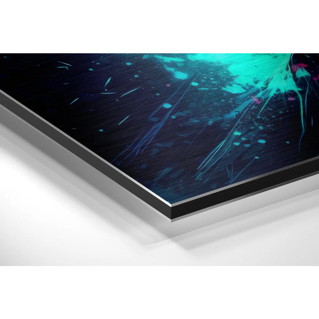 Sleek Samsung Galaxy Tab S7+ in brushed aluminium dibond shield