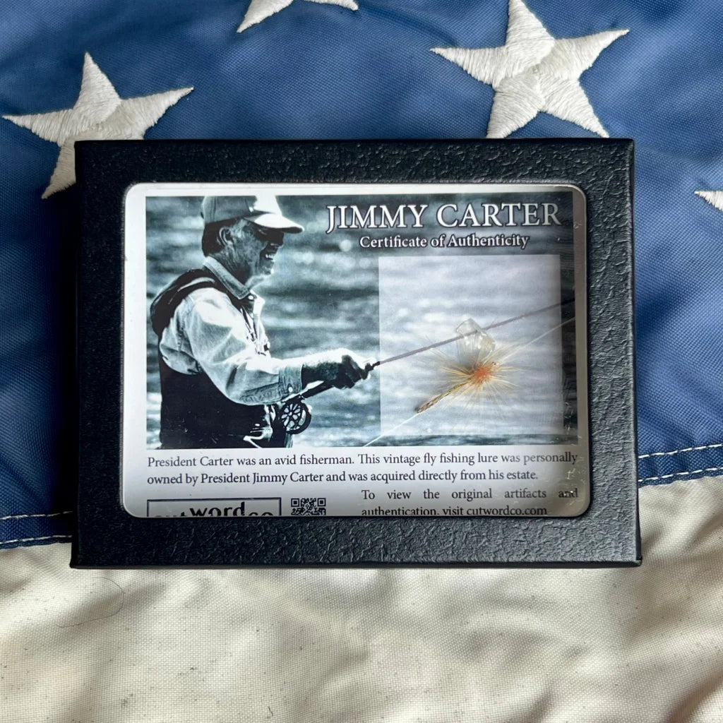 President Jimmy Carter's Personally Owned Fly Fishing Lure From his Es – Vintage and Antique Gifts