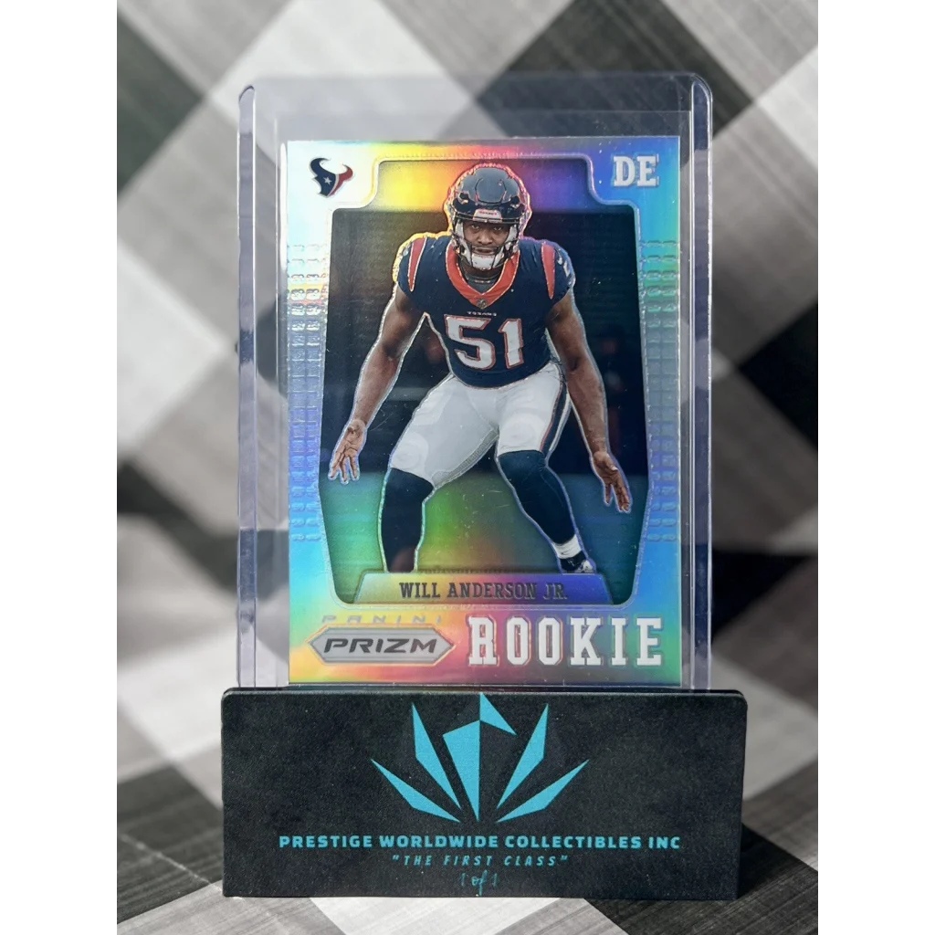 2018 Panini Prizm Will Anderson Jr Rookie Card from Prestige Worldwide Collectibles