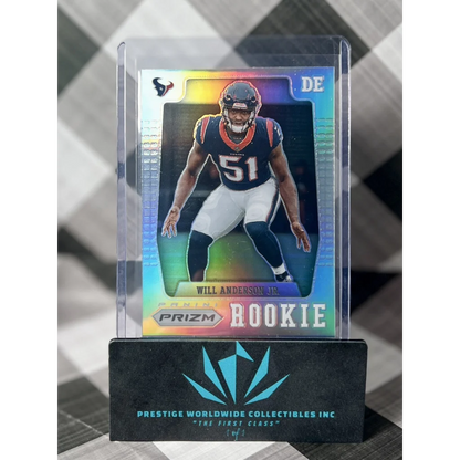 2018 Panini Prizm Will Anderson Jr Rookie Card from Prestige Worldwide Collectibles