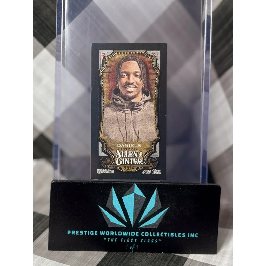 Prestige Worldwide Collectibles Jayden Daniels rookie card black border