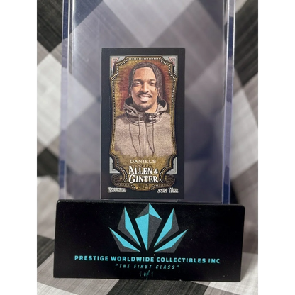 Prestige Worldwide Collectibles Jayden Daniels rookie card black border
