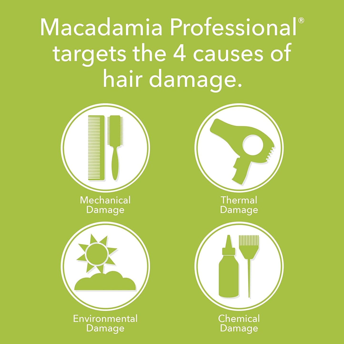 Macadamia Professional Hair Care Sulfate Paraben Free Natural Organic CrueltyFree Vegan Hair Products Weightless Hair Repair Shampoo