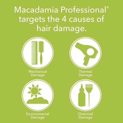 Macadamia Professional Hair Care Sulfate Paraben Free Natural Organic CrueltyFree Vegan Hair Products Weightless Hair Repair Shampoo