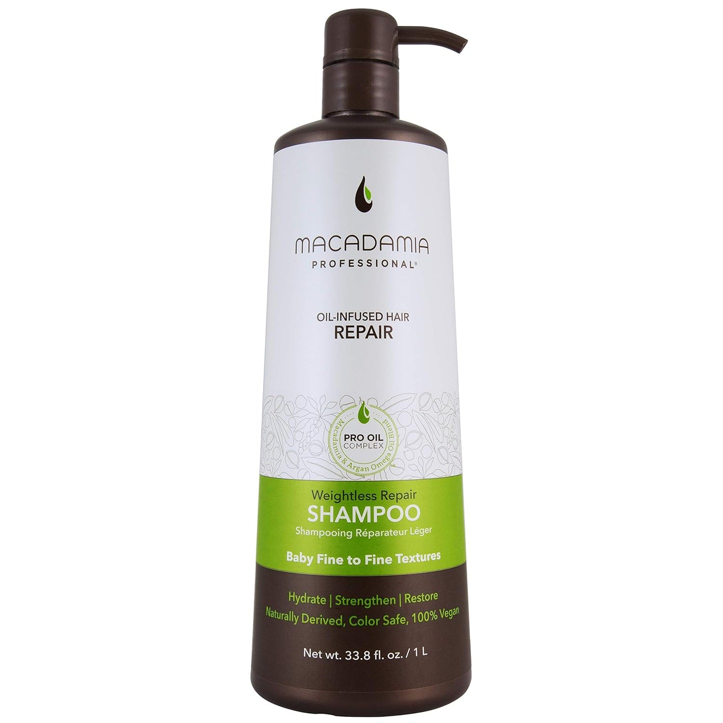 Macadamia Professional Hair Care Sulfate Paraben Free Natural Organic CrueltyFree Vegan Hair Products Weightless Hair Repair Shampoo