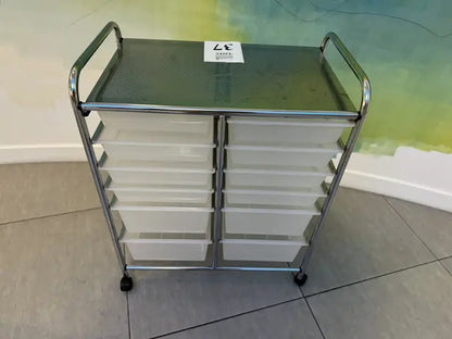 12-DRAWER ROLLING ORGANIZER CART
