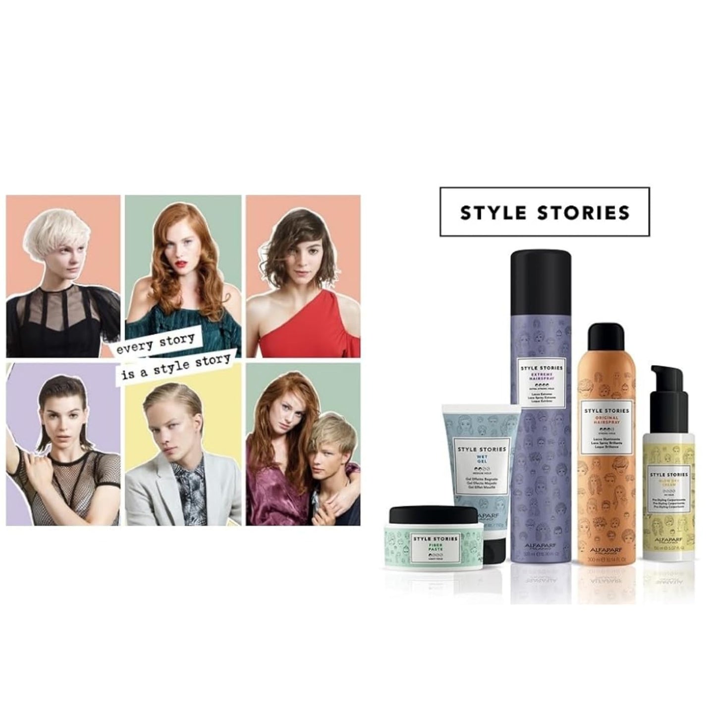 Alfaparf Milano Style Stories Blow Dry Cream - Heat Protection (5.07 oz / 150 ml)