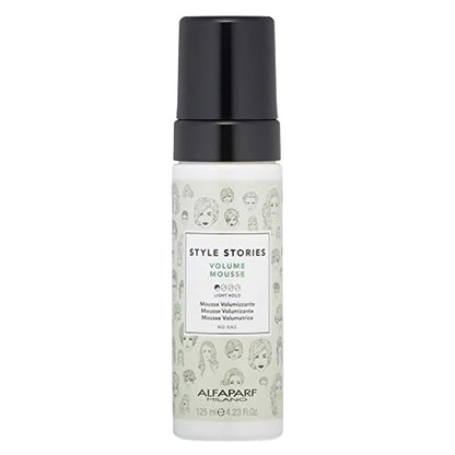 Alfaparf Milano Style Stories Volume Mousse Hair Styling Product - 4.23 Fl Oz