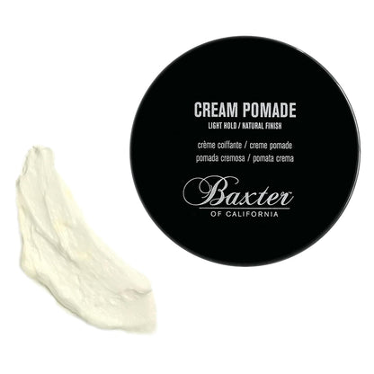 Baxter 0f California  Baxter of California Cream Pomade for Men | Natural Finish | Light Hold | Hair Pomade