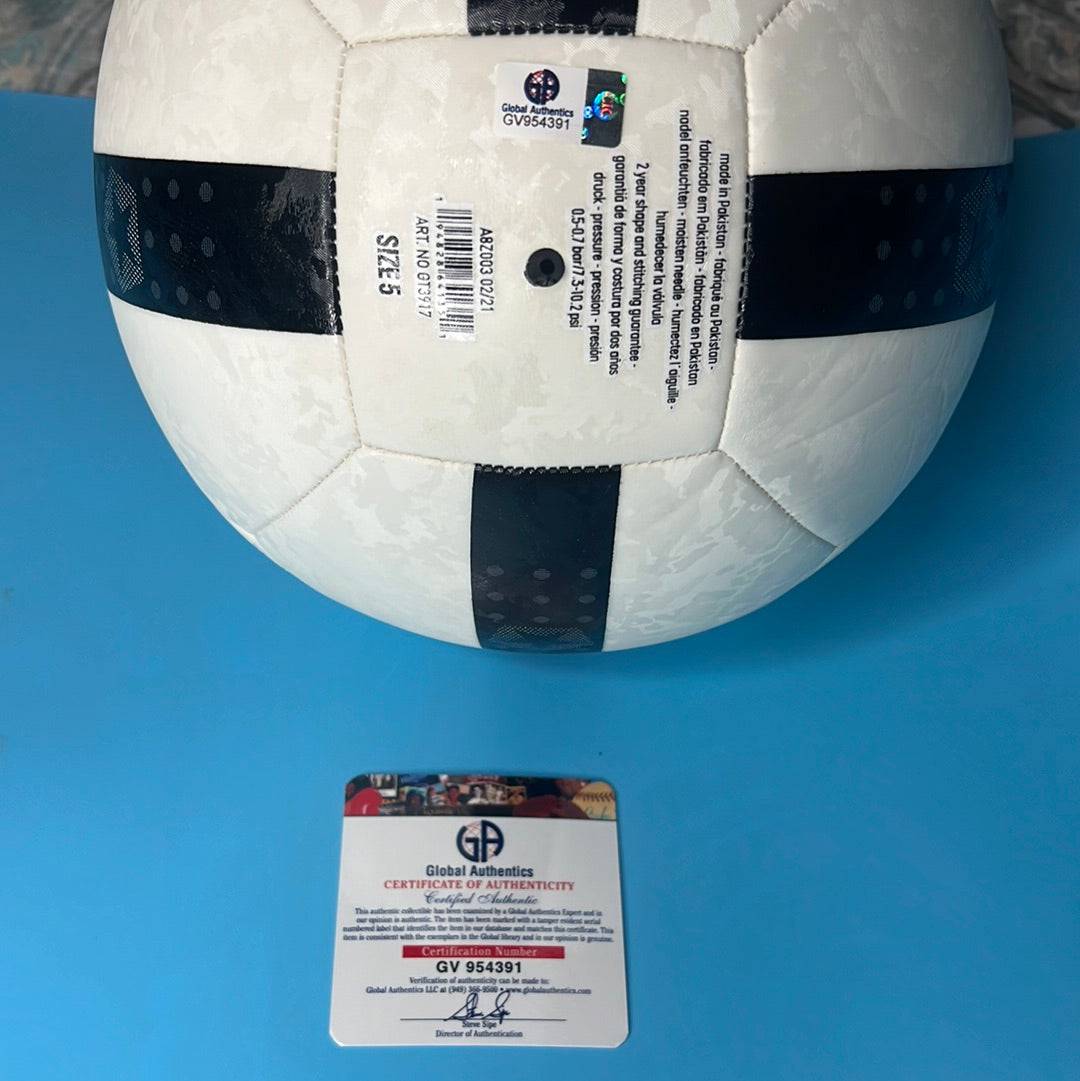 Cristiano Ronaldo Al-Nassr Autographed Adidas Soccer Ball GA coa