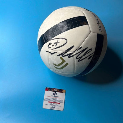 Cristiano Ronaldo Al-Nassr Autographed Adidas Soccer Ball GA coa