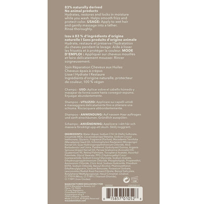 Macadamia Professional Hair Care Sulfate & Paraben Free Natural Organic Cruelty-Free Vegan Hair Products Ultra Rich Hair Repair Shampoo, 10oz