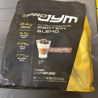 Pro Jym ultra premium protein blend chocolate mousse pouch 1.9 lbs