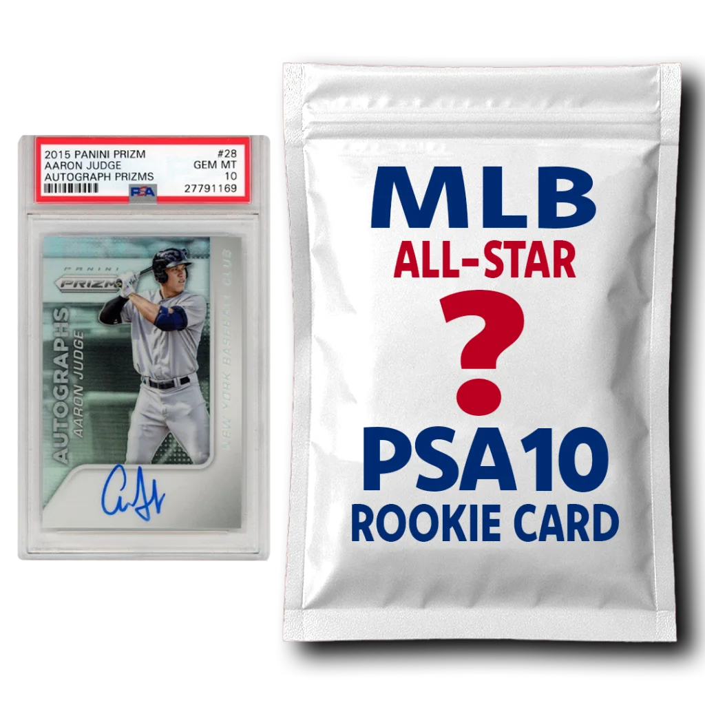 PSA 10 Graded MLB All-Star Baseball Rookie Card Mystery Pack | Hall of Fame Sports Memorabilia | vintageantiquesgifts.com