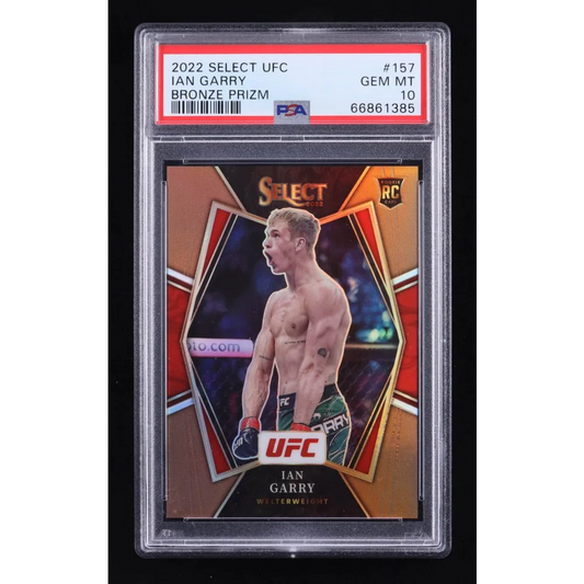 Ian Garry UFC Prizms Bronze Rookie Card 2022 PSA 10, select UFC prizms collectible