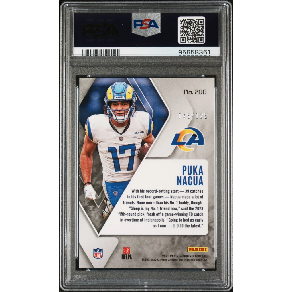 PSA 10 Graded 2019 Panini Contenders Puka Nacua Rookie Card #200