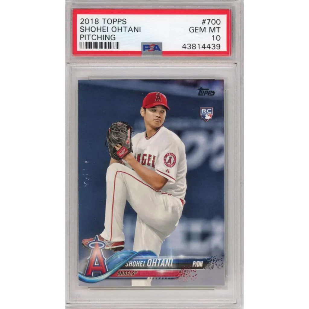 PSA 10 Gem Mint Shohei Ohtani 2018 Topps Rookie Card #700