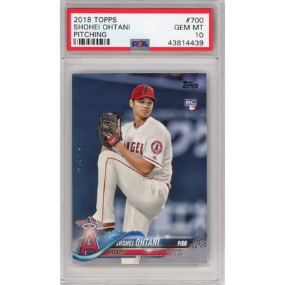 PSA 10 Gem Mint Shohei Ohtani 2018 Topps Rookie Card #700
