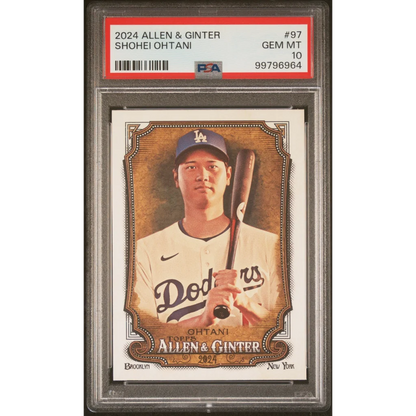 PSA 10 Shohei Ohtani 2024 Allen & Ginter gem mint baseball card