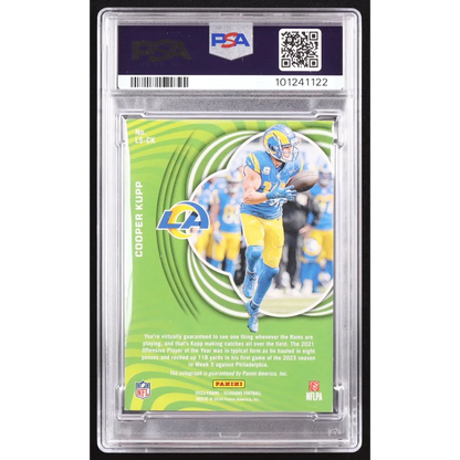 Graded PSA 7 Cooper Kupp Limelight Gold Auto Rams trading card 45/50