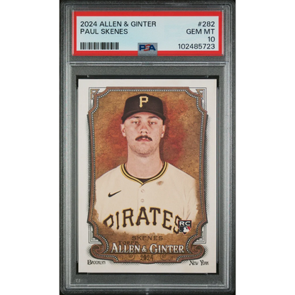 PSA Gem Mint 10 Paul Skenes 2024 Allen & Ginter Baseball Card