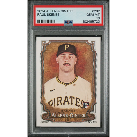 PSA Gem Mint 10 Paul Skenes 2024 Allen & Ginter Baseball Card