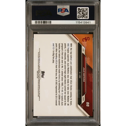 1986 Topps Alan Wetterhahn PSA graded baseball card