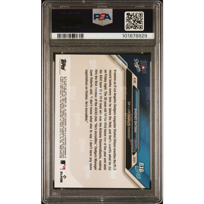 1987 Donruss PSA 6.5 graded baseball card of player in action