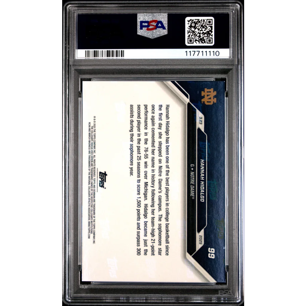 PSA 7.5 Graded 2018 Panini Contenders Hannah Washington Draft Picks Card #98