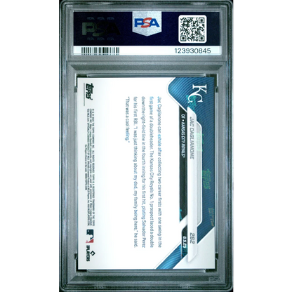 PSA graded Jac Caglianone 2025 Topps Now rookie card like 2019 Topps Chrome baseball