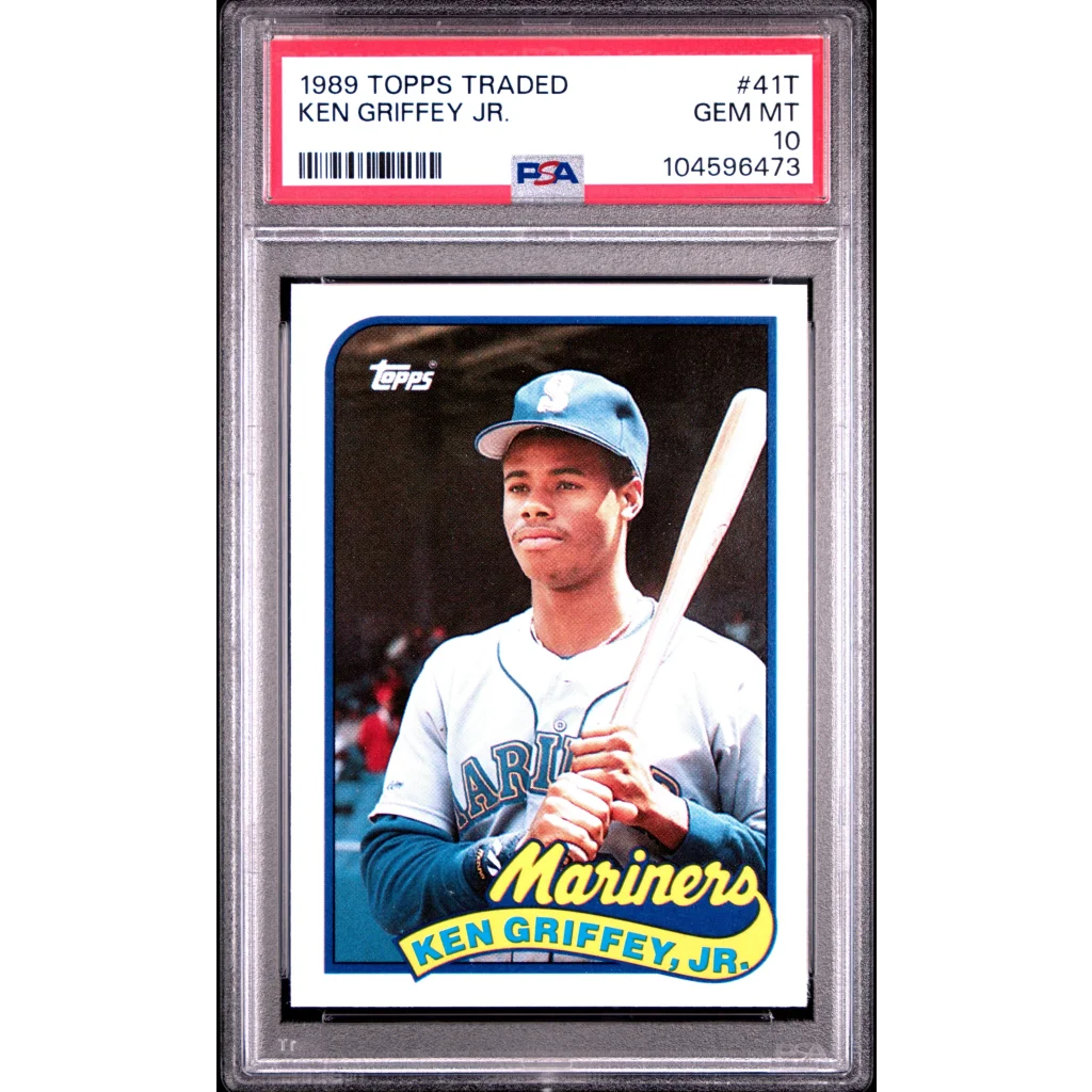1989 Topps Traded Ken Griffey Jr Rookie Card from PSA Graded collection