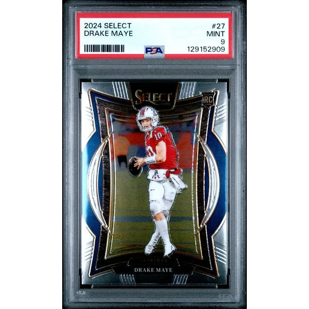 Mint 2024 Drake Maye Patriots Rookie Card PSA Graded Bundle