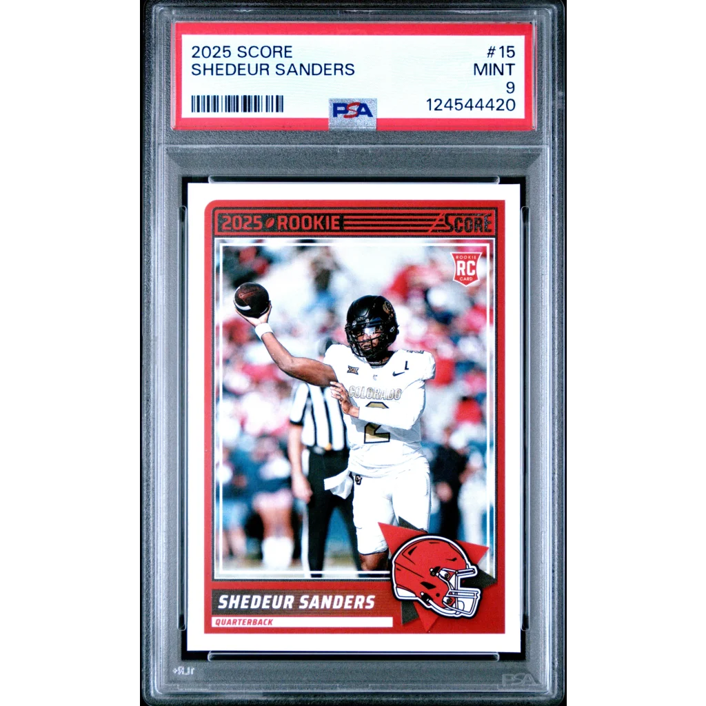 Mint PSA Graded Shedeur Sanders 2025 Rookie Card Browns