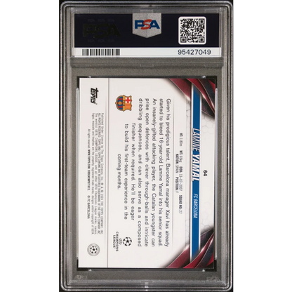 Rare 2019 Topps UEFA Xavi Hernandez /50 PSA graded card