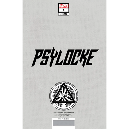 Black triangle comic cover with eye design from Psylocke #1 Unknown Comics Alexander Lozano