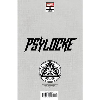 2019 Marvel Psylocke comic cover by Nathan Szerdy for Unknown Comics Nathan