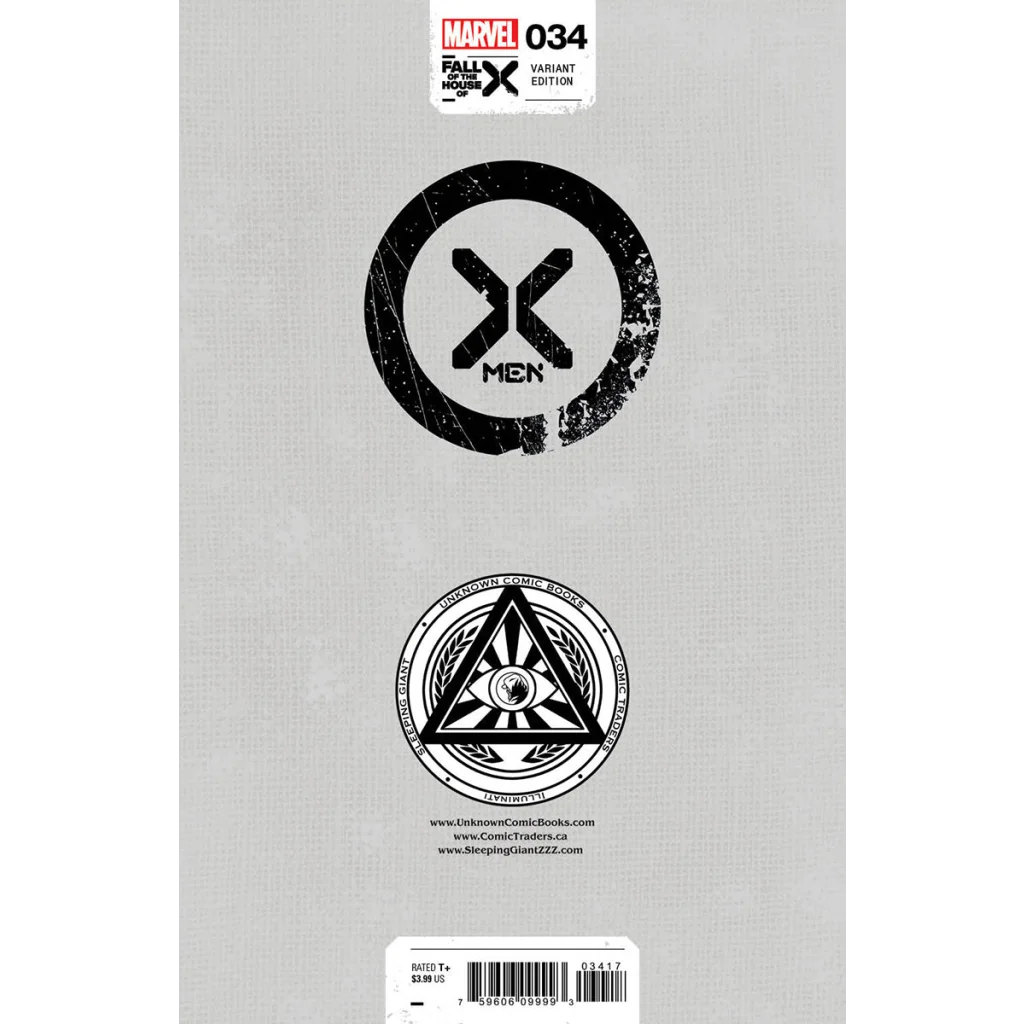 Variant edition comic book cover featuring Psylocke from Unknown Comics