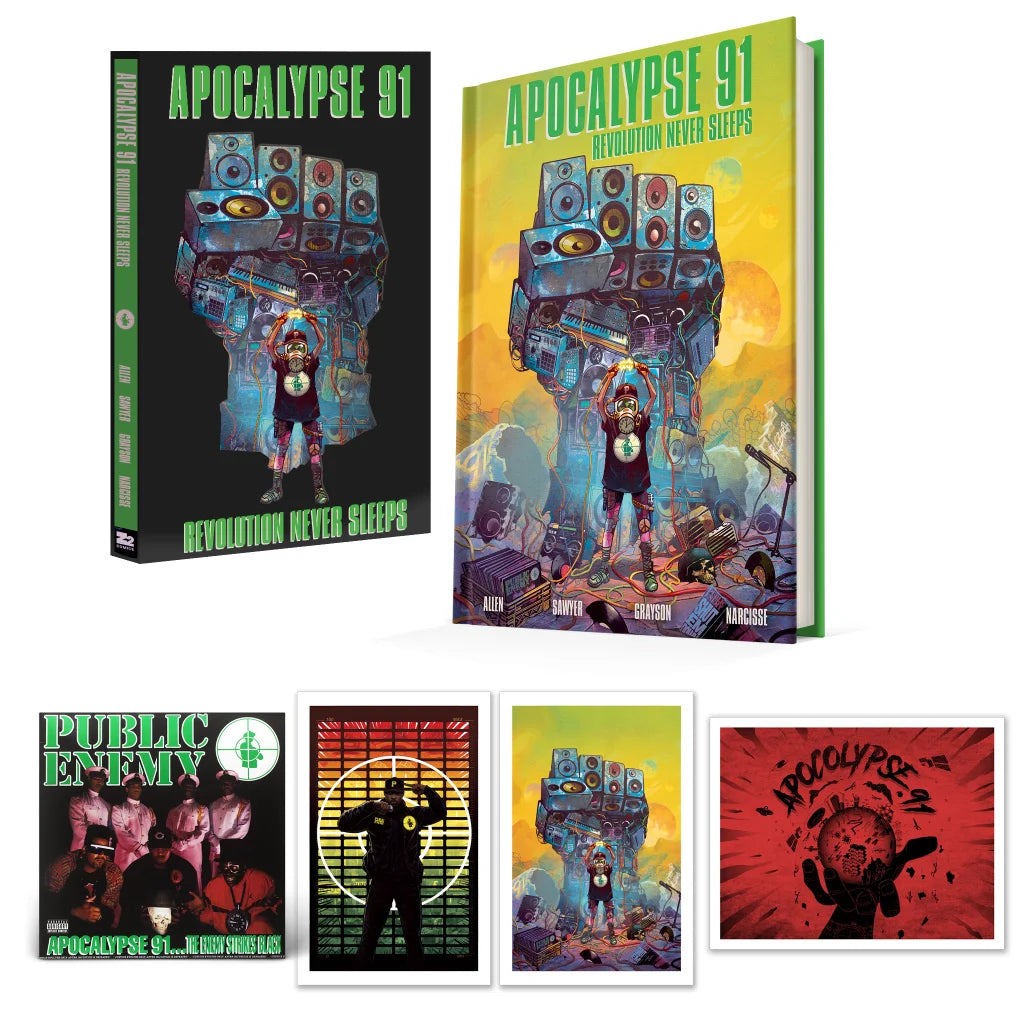 Public Enemy Apocalypse 91 The Enemy Strikes Black Deluxe Set with music and art merch