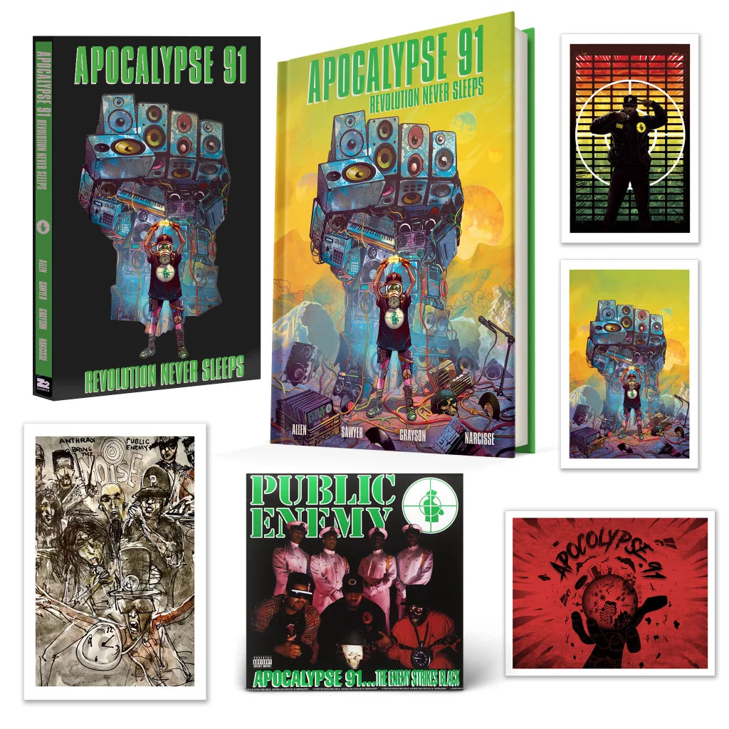 Public Enemy Apocalypse 91 The Enemy Strikes Black Deluxe Set featuring album and merch