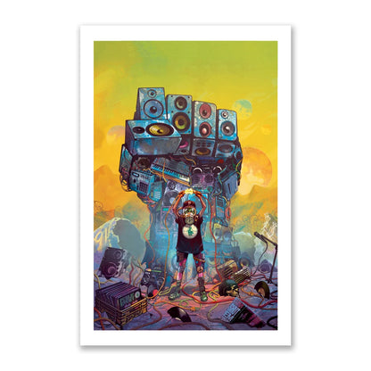 Public Enemy Apocalypse 91 The Enemy Strikes Black Deluxe Set art by Mike Del Mundo featuring gas mask figure