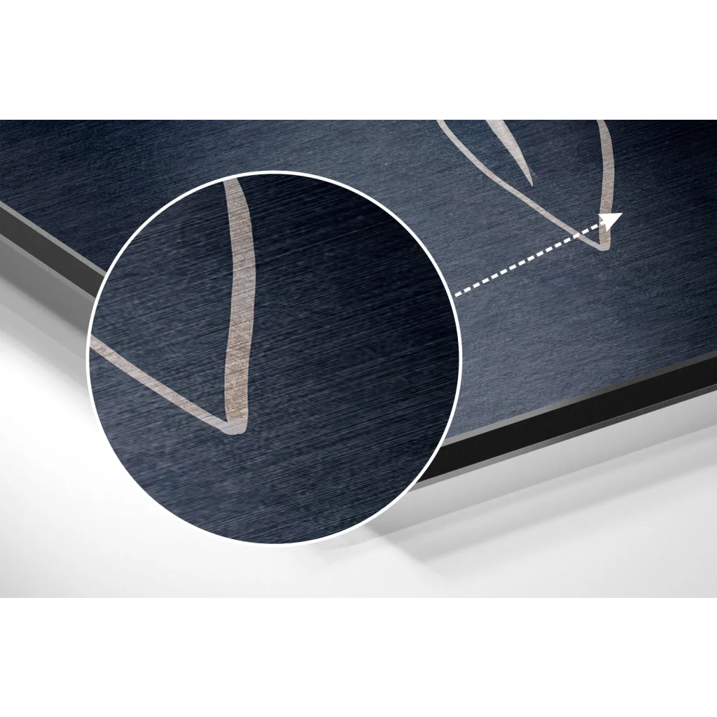 Purest Brushed Aluminium Dibond Wall Art