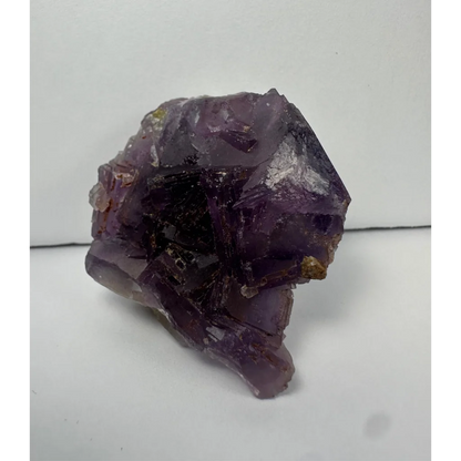 Chunky purple cubic fluorite crystal from China, 45g specimen