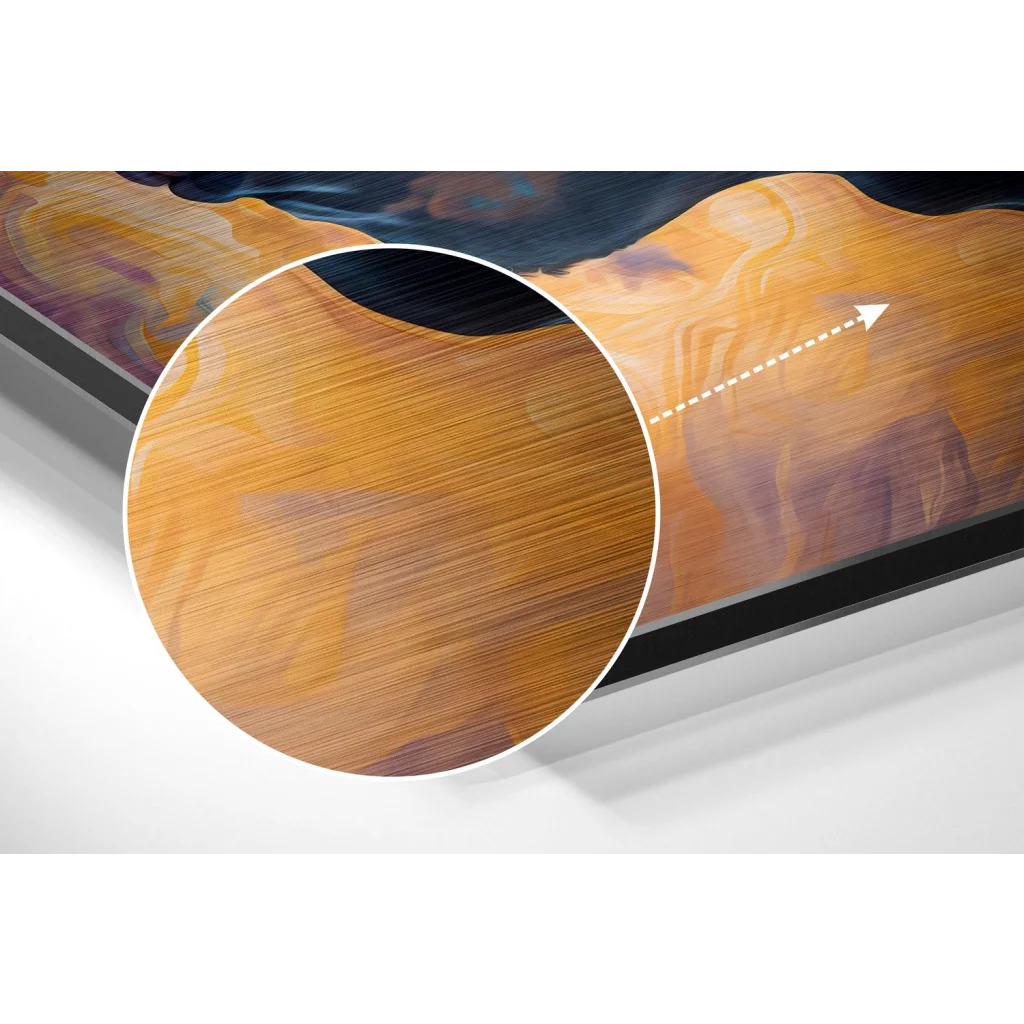 Quest Brushed Aluminum Dibond Wall Art