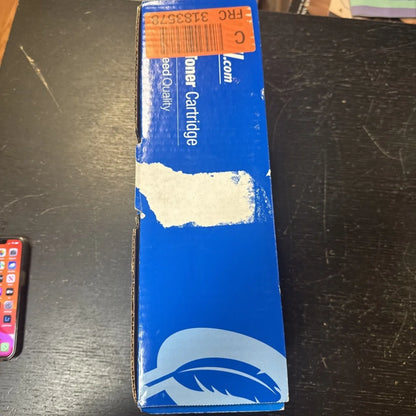 Quill Brand CF280A toner cartridge blue box with orange barcode label