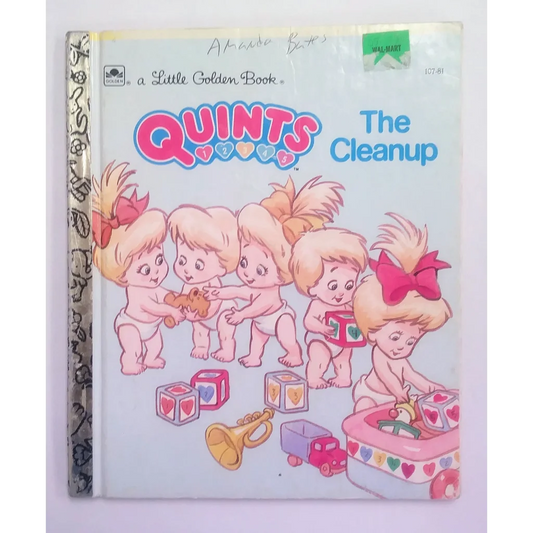 Quints the Cleanup Little Golden Book adventure