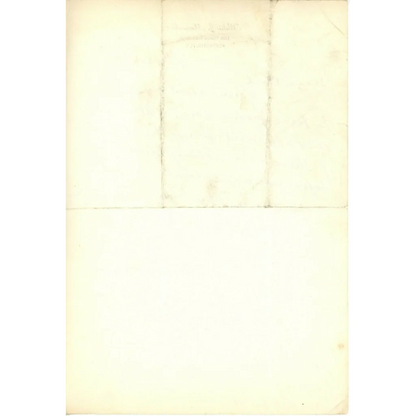 Rabbit Maranville handwritten letter on cream grid paper