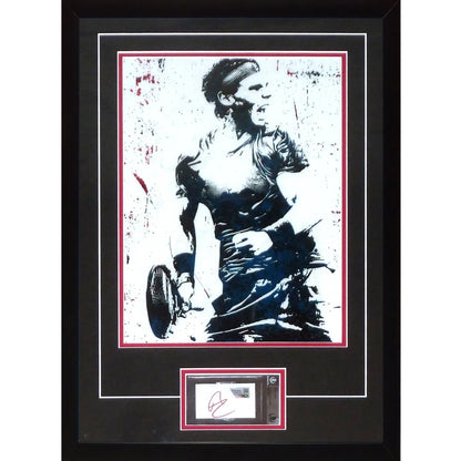Rafael Nadal autographed 11x14 splash art framed portrait